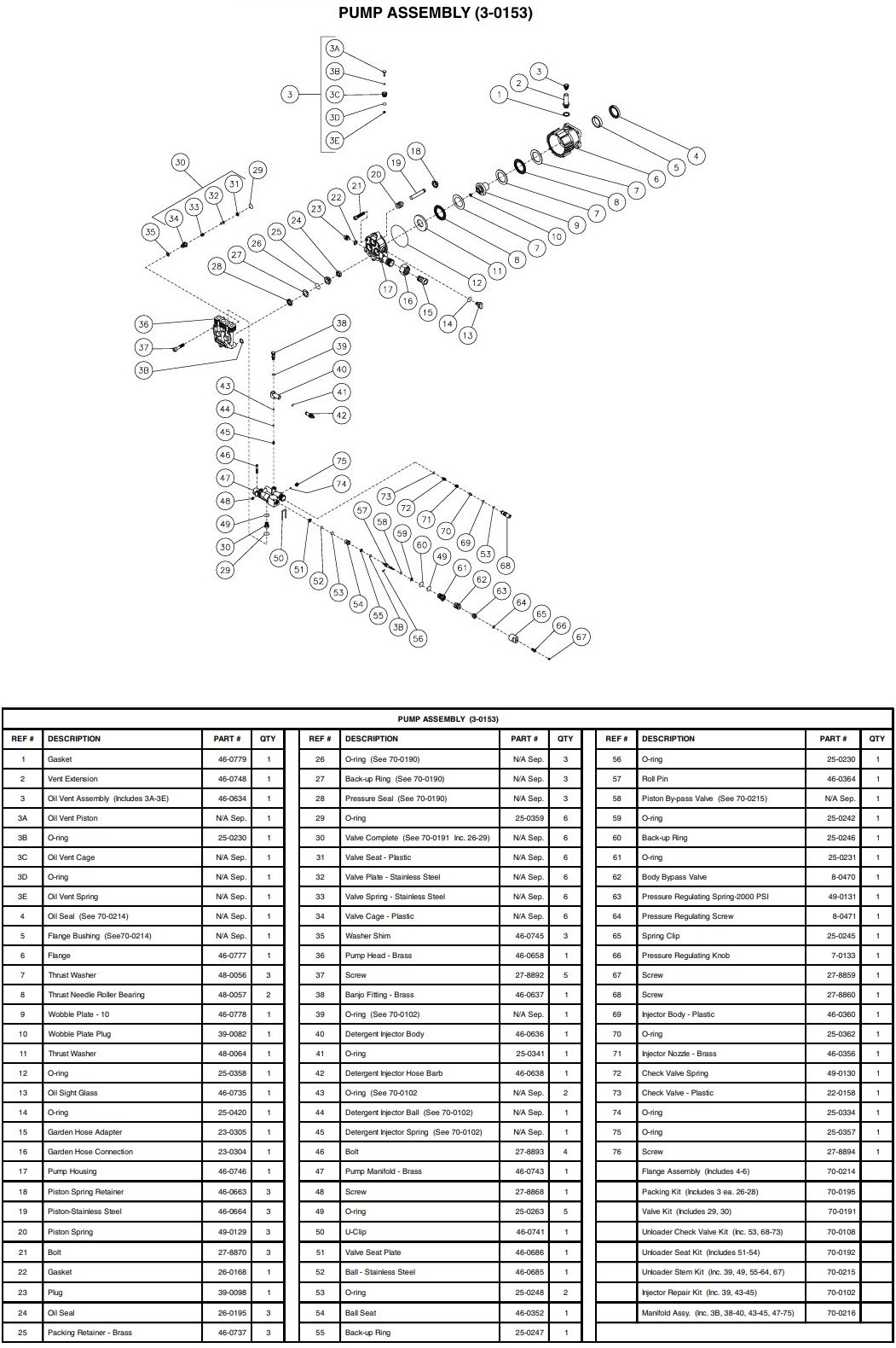 MITM 3-0153 replacement parts